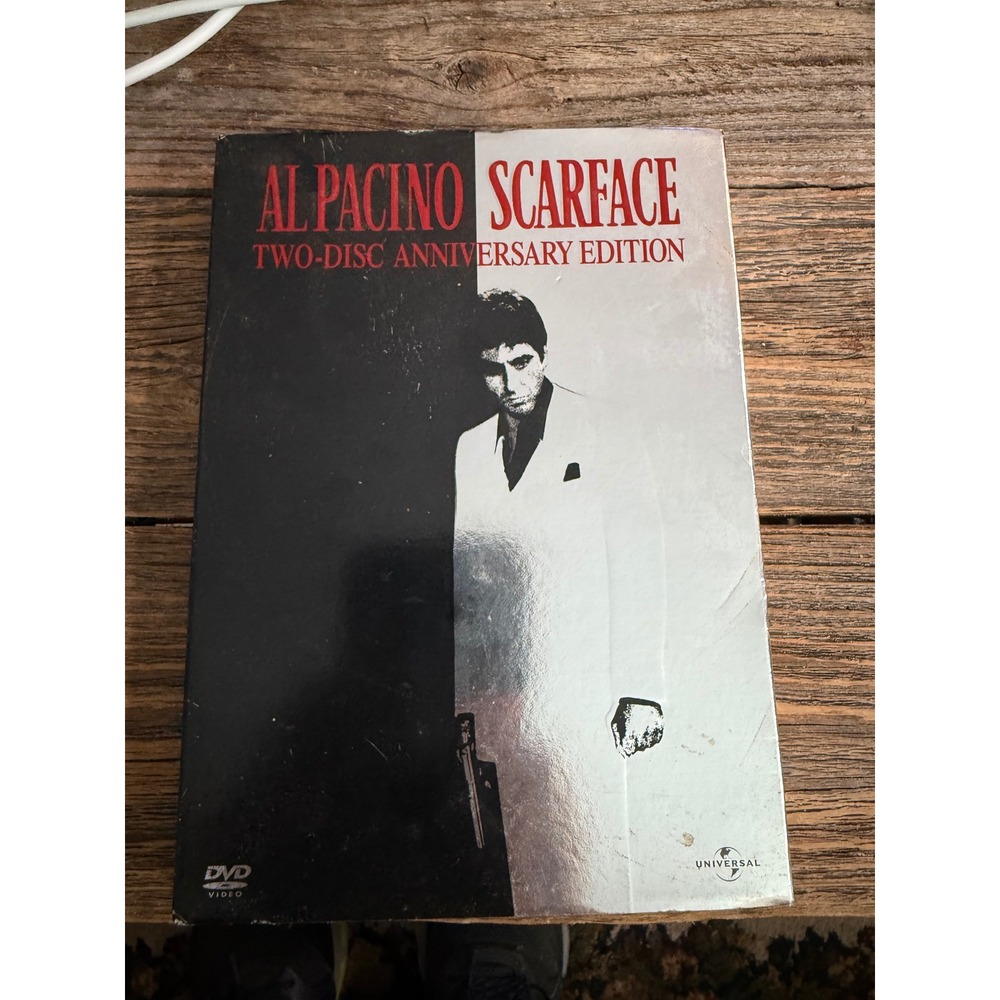 Y2K 2003 Universal Scarface DVD Anniversary Edition Al Pacino Full Screen 2 Disc